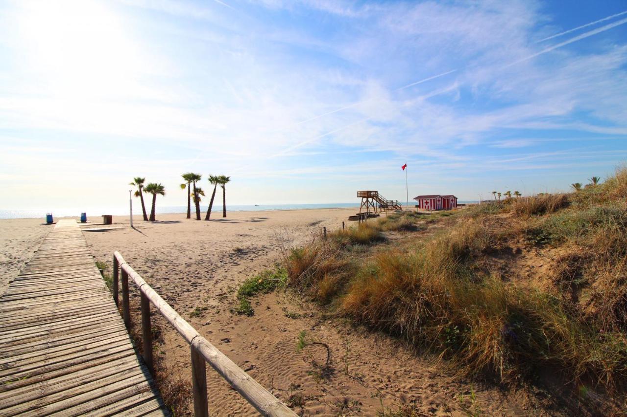 Global Properties, Apartamento Con Terraza Y Piscina A Un Paso De La Playa Canet d'En Berenguer Buitenkant foto