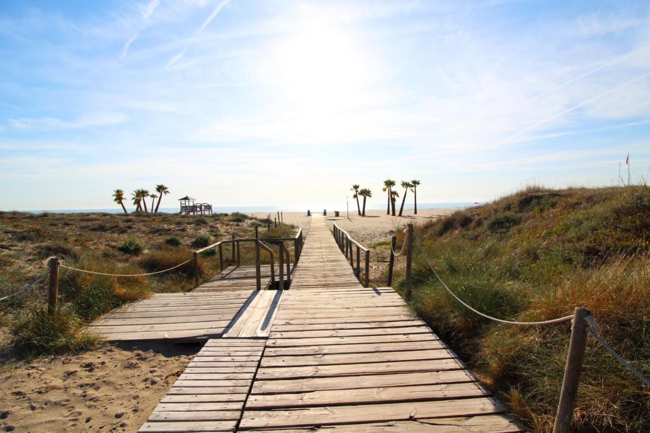 Global Properties, Apartamento Con Terraza Y Piscina A Un Paso De La Playa Canet d'En Berenguer Buitenkant foto