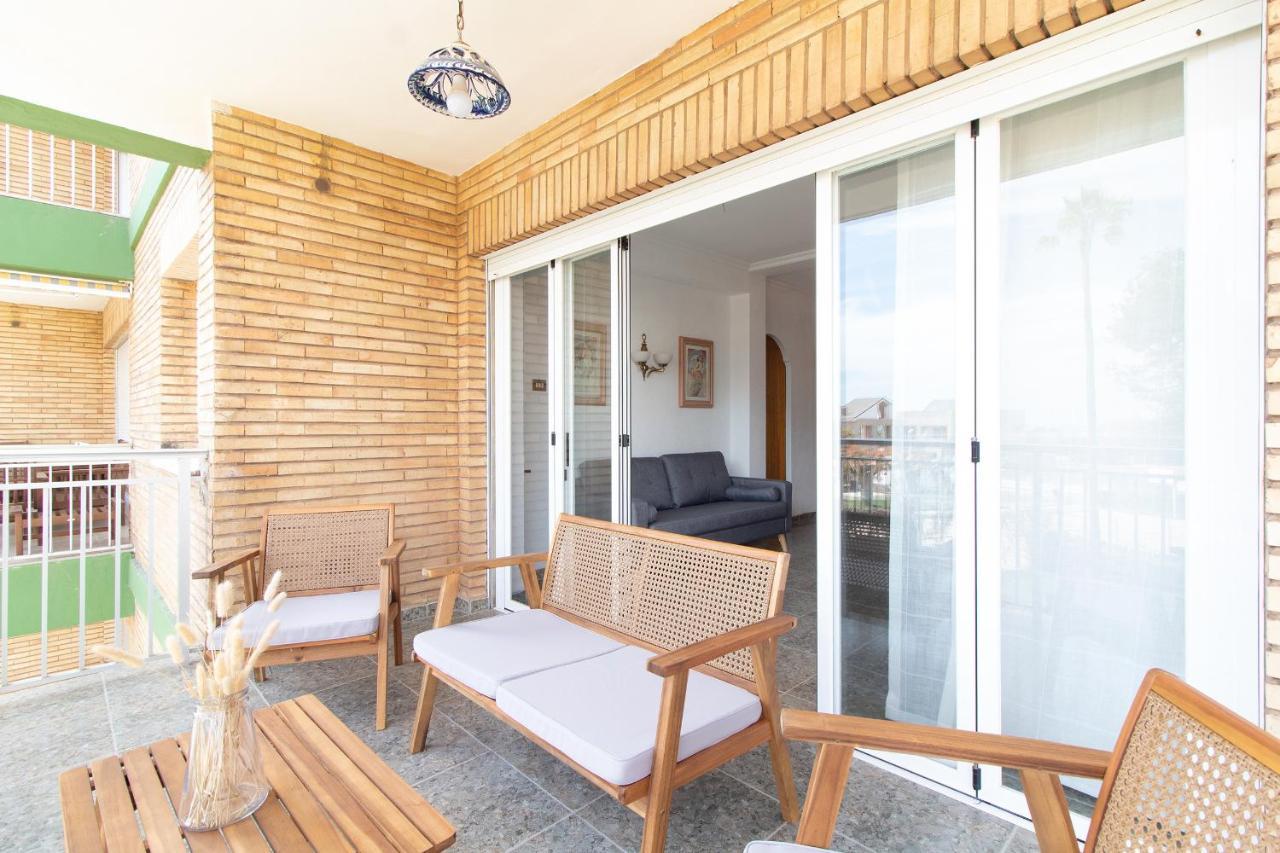 Global Properties, Apartamento Con Terraza Y Piscina A Un Paso De La Playa Canet d'En Berenguer Buitenkant foto