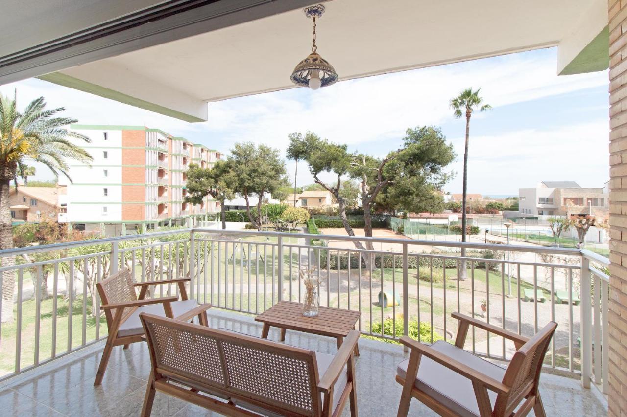 Global Properties, Apartamento Con Terraza Y Piscina A Un Paso De La Playa Canet d'En Berenguer Buitenkant foto