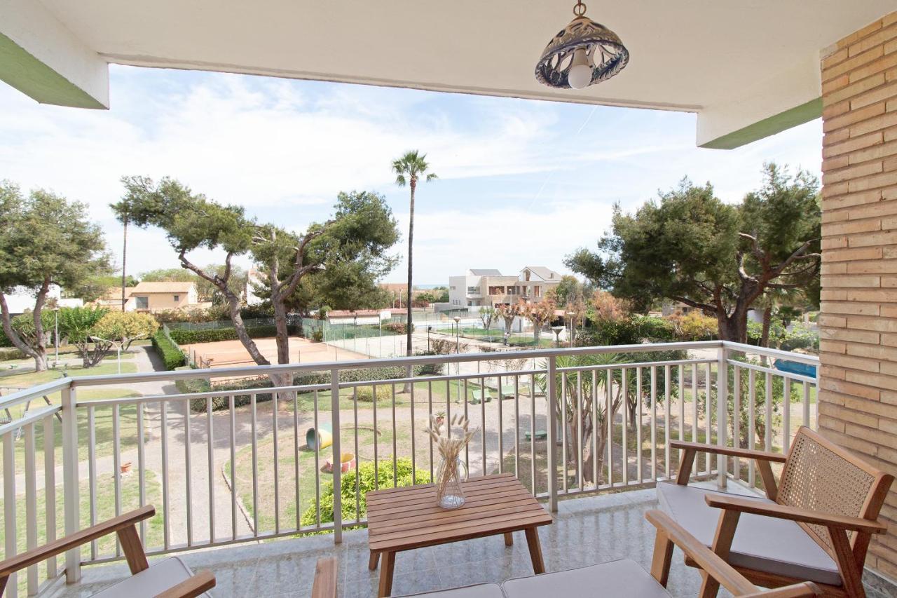 Global Properties, Apartamento Con Terraza Y Piscina A Un Paso De La Playa Canet d'En Berenguer Buitenkant foto